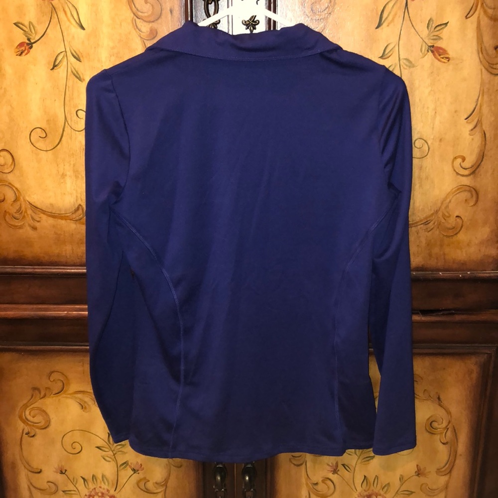 Champion purple zip-up athletic jacket - Picture 2 of 3